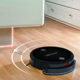 Hoover H-GO320H 011 Σκούπα Ρομπότ για Σκούπισμα & Σφουγγάρισμα Μαύρη
