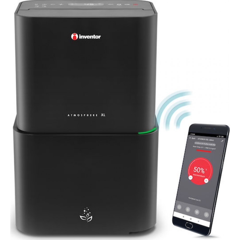 Inventor Αφυγραντήρας 25lt με Ιονιστή Atmosphere XL AT-IONUV-25L