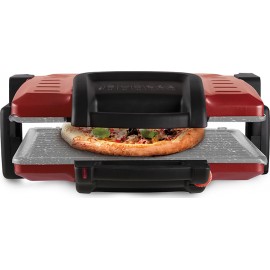 Izzy Family Grill Ceramic Τοστιέρα Γκριλιέρα με Αποσπώμενες Κεραμικές Πλάκες 2100W Κόκκινη