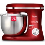 Izzy IZ-1500 Κουζινομηχανή 1400W με Ανοξείδωτο Κάδο 7lt Spicy Red Izzy IZ-1500 Κουζινομηχανή 1400W με Ανοξείδωτο Κάδο 7lt Spicy Red