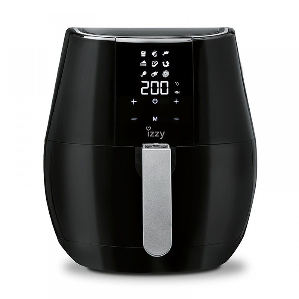 Izzy IZ-8206 DIGITAL Φριτέζα Αέρος με Αποσπώμενο Κάδο 4.5lt Μαύρη