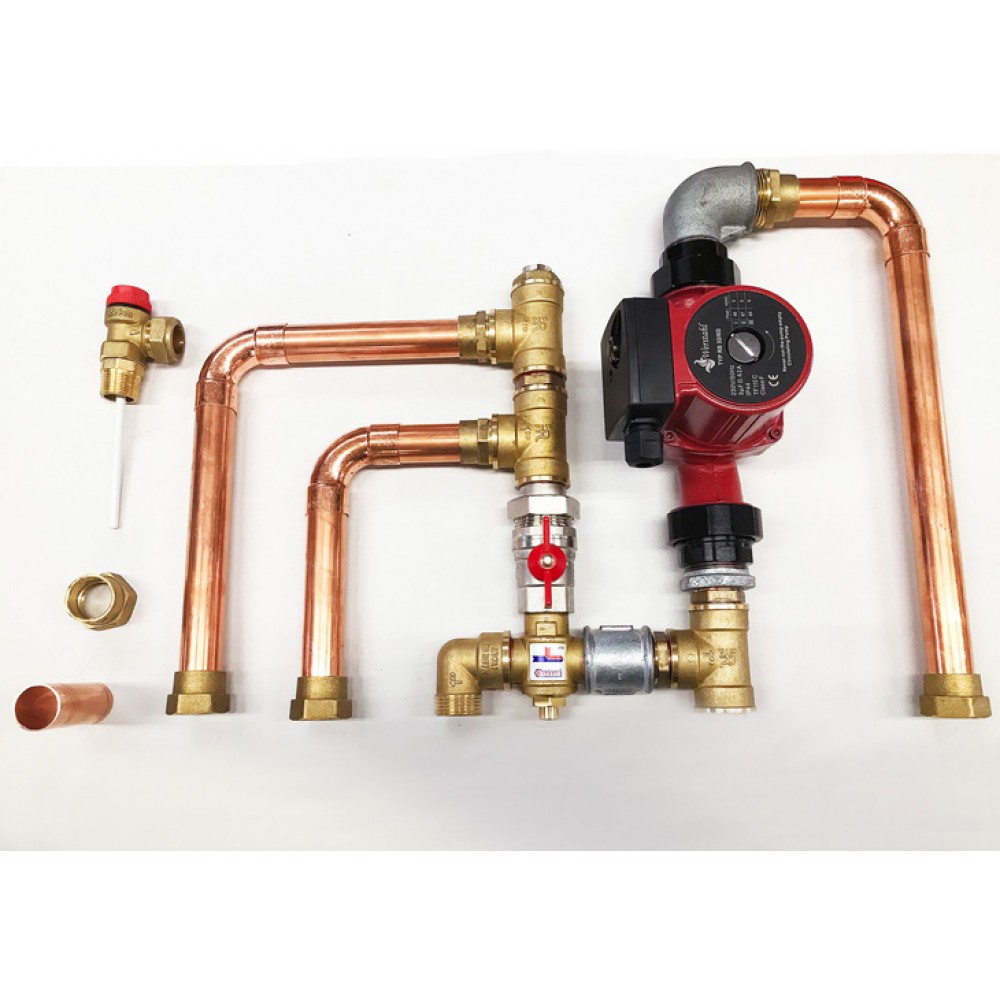 ΚΙΤ Ανοικτού Κυκλώματος  Ενεργειακού Τζακιού Καλοριφέρ 30 Kw  & 40kw