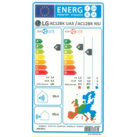 LG Artcool Mirror AC12BK Κλιματιστικό Inverter 12000 BTU A++/A++ με Ιονιστή και WiFi