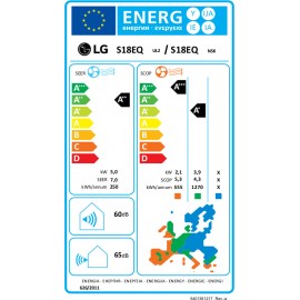 LG Libero Plus S18EQ Κλιματιστικό Inverter 18000 BTU A++/A+