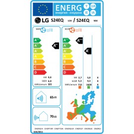 LG Libero Plus S24EQ Κλιματιστικό Inverter 24000 BTU A++/A+