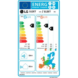 LG Ocean Dualcool S12ET Κλιματιστικό Inverter 12000 BTU A++/A++ με WiFi