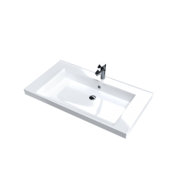 Sanitec Lido 55 Πάγκος με Νιπτήρα Μ55xΒ35xΥ60cm Canyon Greyish