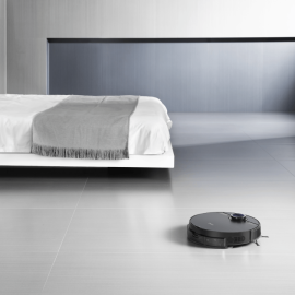 Midea S8+ Σκούπα Ρομπότ για Σκούπισμα & Σφουγγάρισμα με Χαρτογράφηση και Wi-Fi Μαύρη