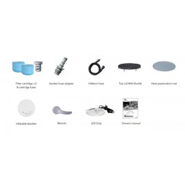 MSpa Πισίνα Φουσκωτή Aurora MSpa  6 Χρήστες 