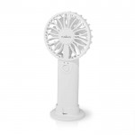 Nedis Handheld Mini Fan Ανεμιστηράκι Χειρός Μπαταρίας Λευκό