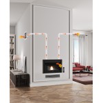 NICO 13C AERO + 2 CANALIZZATO ΑΕΡΟΘΕΡΜΟ ΤΖΑΚΙ PELLET EVA CALOR