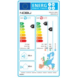 Inventor Nobu NBKU3VI-18WFI/ NBKU3VO-18 Κλιματιστικό 18000 BTU A++/A+ με Ιονιστή και WiFi
