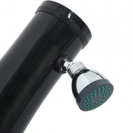 Κυρτό Ηλιακό ντους PVC Μαύρο 23lt