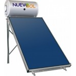 Nuevosol Ηλιακός Θερμοσίφωνας 150lt/1.95m² Glass Διπλής Ενέργειας με Επιλεκτικό Συλλέκτη