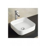 Papakos Lexo Επικαθήμενος Νιπτήρας Πορσελάνης 38x38cm Λευκός
