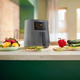 Philips Φριτέζα Αέρος με Wi-Fi 4.1lt Γκρι HD9255/60 