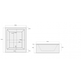 Phisis spa 165x140 λευκό