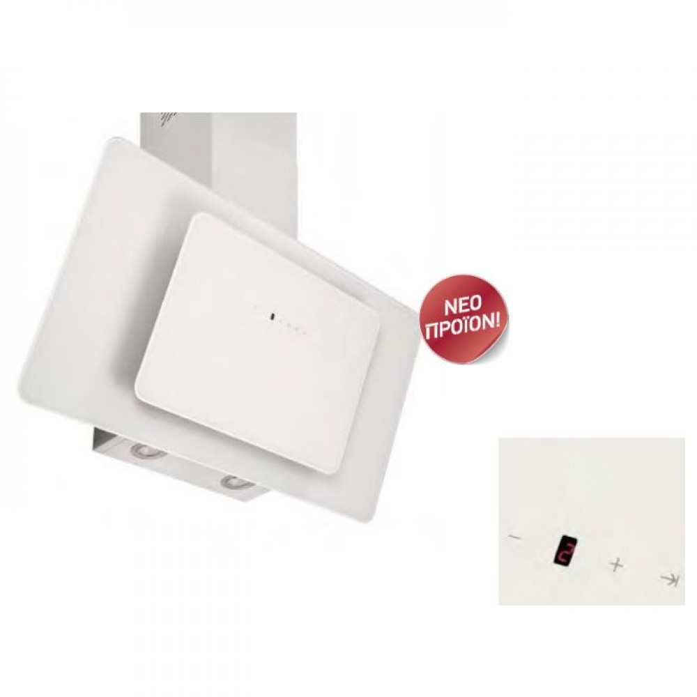  Απορροφητήρας Τζάκι Pyramis Fiero 60cm White 065023301