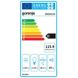 Gorenje Απορροφητήρας Καμινάδα Τοίχου DKG9415X (90cm)