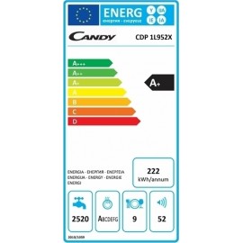 Πλυντήριο πιάτων 45cm Candy CDP 1L952X