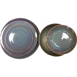 Σετ 20 Τμχ Φαγητού Πορσελάνη Cryspo Trio Emerald