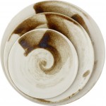 Σετ 20 Τμχ Φαγητού Πορσελάνη Cryspo Trio SPLASH