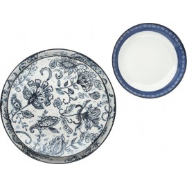 Σετ 20 Τμχ  Φαγητού Πορσελάνη Cryspo Trio Mediterraneo