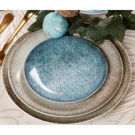 Σετ 20 Τμχ Φαγητού La Palma  Πορσελάνη Cryspo Trio