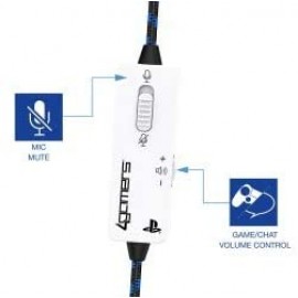 PS4 4GAMERS STEREO GAMING HEADSET WHITE PRO4-50S