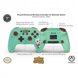 Gaming Controller PowerA Enhanced Wireless Animal Crossing: K.K. Slider (Nintendo Switch)