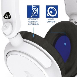 PS4 4GAMERS STEREO GAMING HEADSET WHITE PRO4-50S