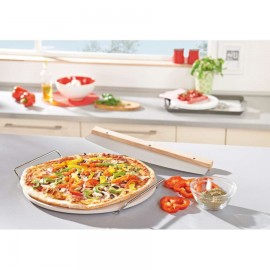 LEIFHEIT 3159 PIZZA STONE WITH CHOPPING KNIFE