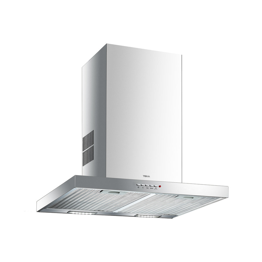 Teka DSJ 680 Καμινάδα τοίχου, μοτέρ με τουρμπίνα διπλής απορρόφησης,60cm Inox