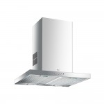 Teka DSJ 680 Καμινάδα τοίχου, μοτέρ με τουρμπίνα διπλής απορρόφησης,60cm Inox