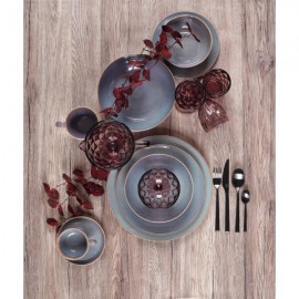 Σετ 20 Τμχ Φαγητού Πορσελάνη Cryspo Trio Azure