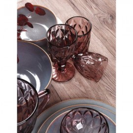 Σετ 20 Τμχ Φαγητού Πορσελάνη Cryspo Trio Azure