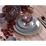 Σετ 20 Τμχ Φαγητού Πορσελάνη Cryspo Trio Azure