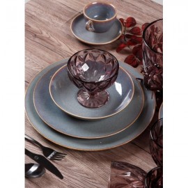 Σετ 20 Τμχ Φαγητού Πορσελάνη Cryspo Trio Azure