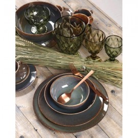 Σετ 20 Τμχ Φαγητού Πορσελάνη Cryspo Trio Emerald