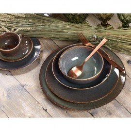 Σετ 20 Τμχ Φαγητού Πορσελάνη Cryspo Trio Emerald