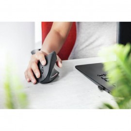 Trust Ποντίκι Ασύρματο Εργονομικό Verto Ergonomic Wireless Mouse Black