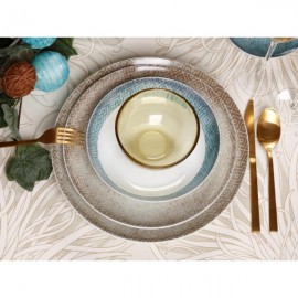 Σετ 20 Τμχ Φαγητού La Palma  Πορσελάνη Cryspo Trio