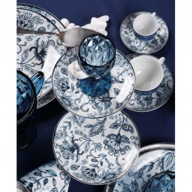 Σετ 20 Τμχ  Φαγητού Πορσελάνη Cryspo Trio Mediterraneo
