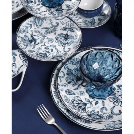 Σετ 20 Τμχ  Φαγητού Πορσελάνη Cryspo Trio Mediterraneo