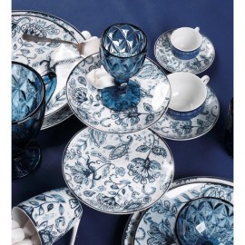Σετ 20 Τμχ  Φαγητού Πορσελάνη Cryspo Trio Mediterraneo