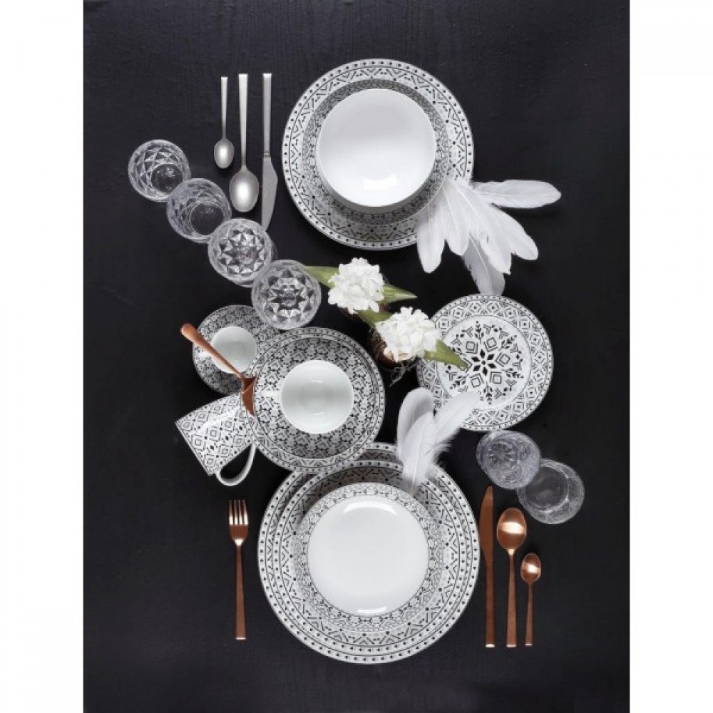 NOSTRO Σετ 20 Τμχ Φαγητού Πορσελάνη Cryspo Trio 