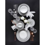 NOSTRO Σετ 20 Τμχ Φαγητού Πορσελάνη Cryspo Trio 