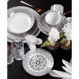 NOSTRO Σετ 20 Τμχ Φαγητού Πορσελάνη Cryspo Trio 