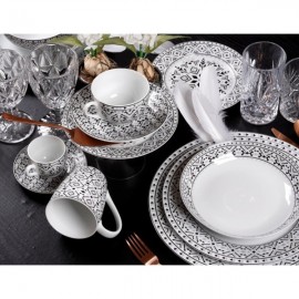 NOSTRO Σετ 20 Τμχ Φαγητού Πορσελάνη Cryspo Trio 