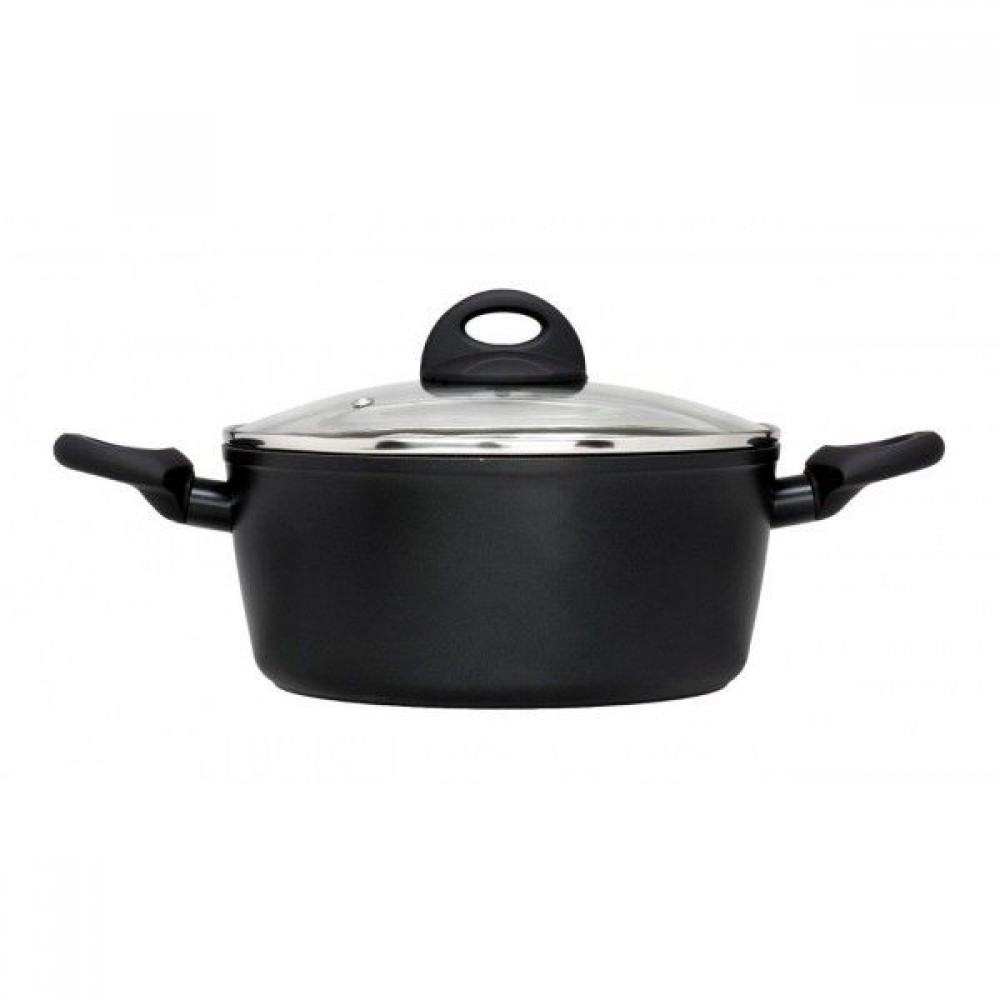 Cryspo Trio Petra Βαθιά Κατσαρόλα από Αλουμίνιο 4.9lt / 24cm